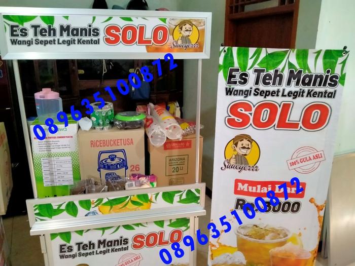 PAKET USAHA ES TEH SOLO booth portable