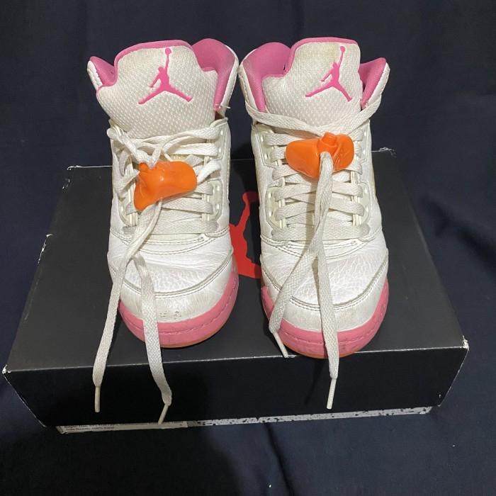 Sepatu Nike Air Jordan 5 Retro GS 440892 168 Anak Perempuan ukuran 35,5