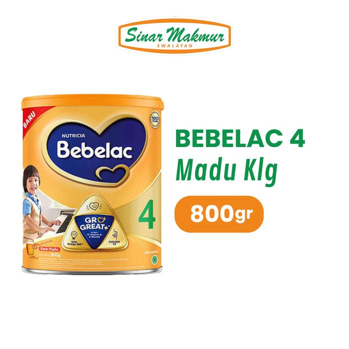 Bebelac 4 Kaleng 800gr Madu/Vanila