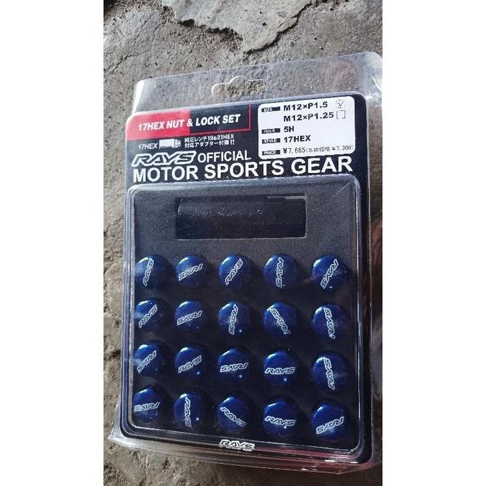 baut racing rays ukuran 12 x1.5