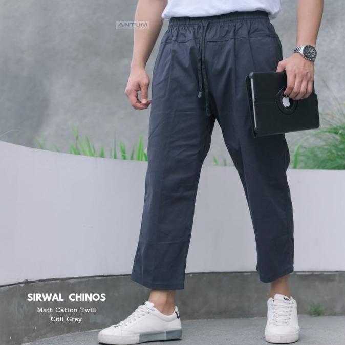 sirwal cargo chinos antum - celana pria nyaman lembut m-l-xl-xxl