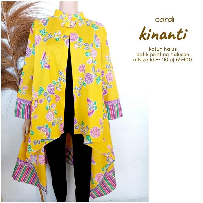 Cardi Batik Kinanti Andini Tunik Kancing