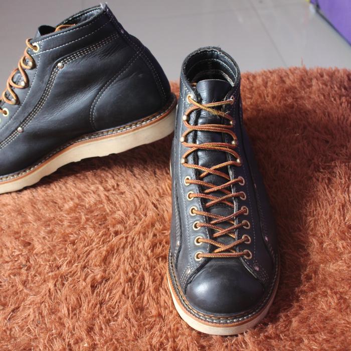 Sepatu hari raya mewah" Thorogood monkey   boot " Kulit upper ganas tebal tapak moctoe vibram size 8