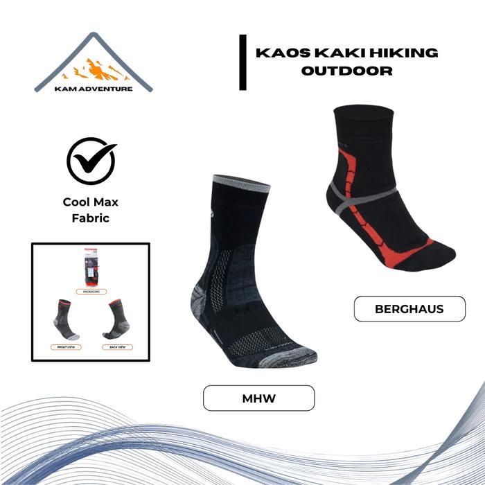 KAOS KAKI BERGHAUS ORGINAL - KAOS KAKI ORIGINAL 100% TEBAL - KAOS KAKI MHW ORGINAL - KAOS KAKI JWS O