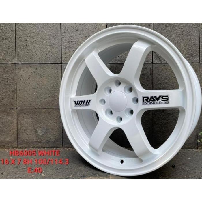 Velg Te37 ring 16 lebar 7 et 40 pcd 8x100/114 white