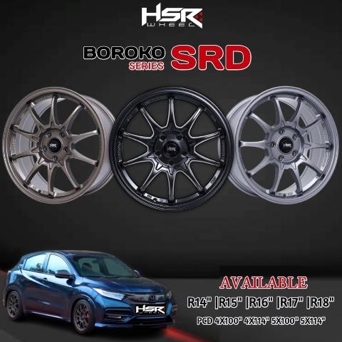 Velg Ori HSR Ring 15 Type Boroko SRD Baut 4 Lebar 6,5 R15 Model JDM
