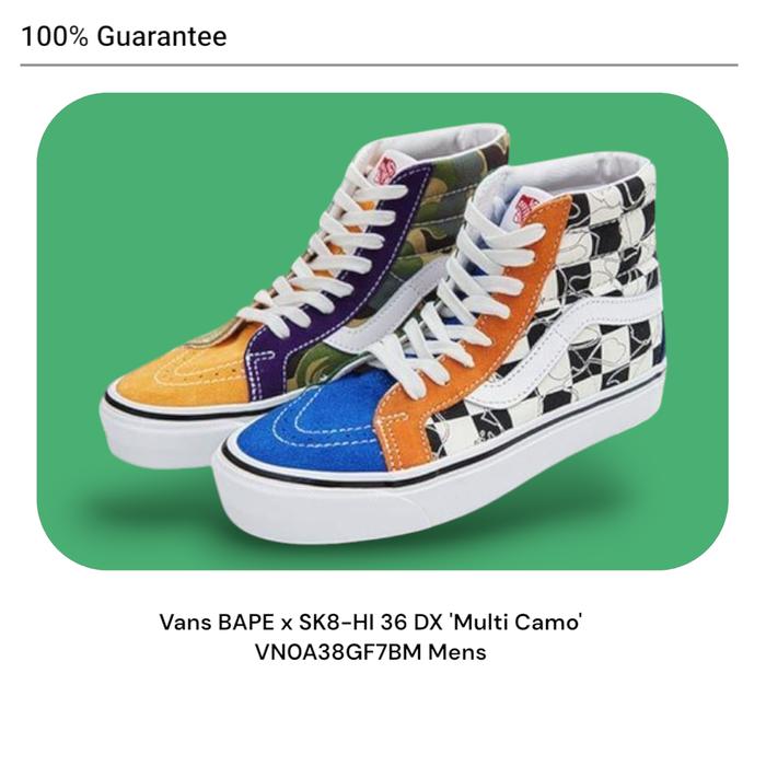 Vans BAP x SK8-HI 36 DX 'Multi Camo' VN0A38GF7BM Mens
