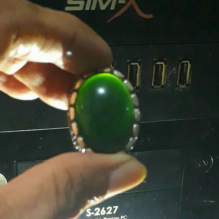 cincin Batu garut ijo cikolak perak