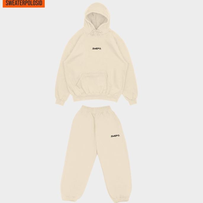 [DenimShoop] SWEPO Satu Set Hoodie Jumper + Jogger SWEPO Size M- XXL (Pria &Wanita)