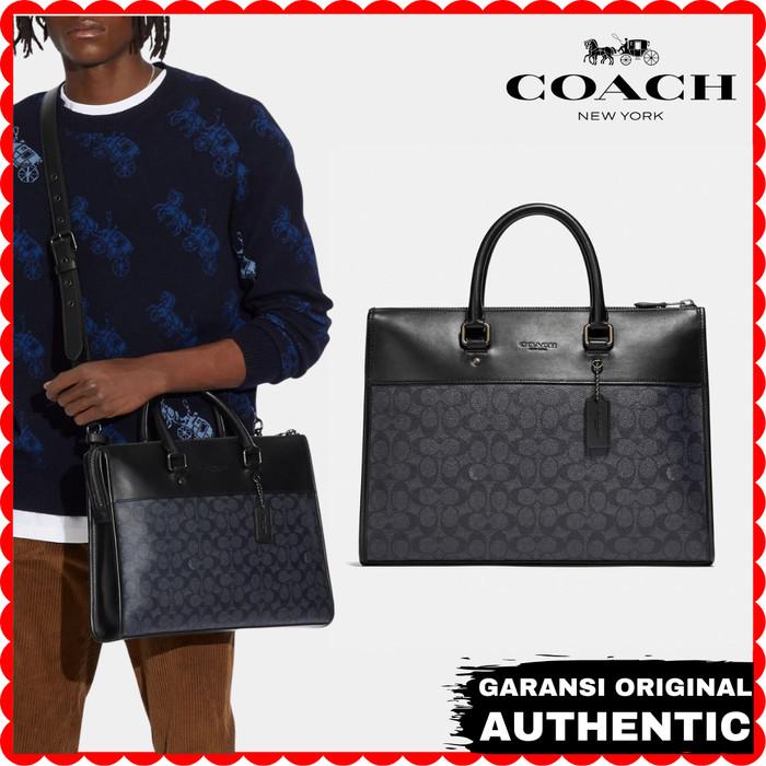Tas Selempang Coach Pria Gotham Folio In Signature Canvas Original Store Branded Authentic