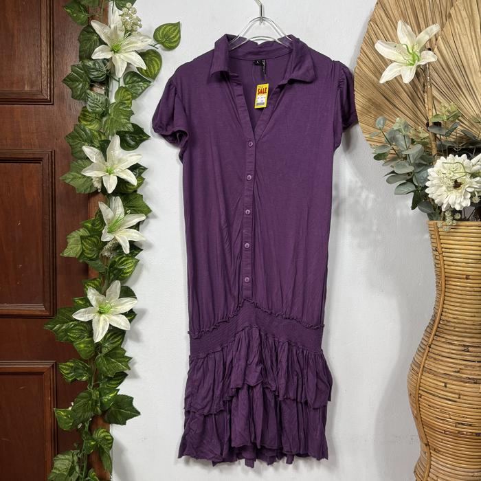 Minidress Ungu Katun Topshot