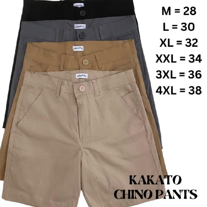 CELENA PENDEK // KAKATO - CELANA PENDEK PRIA CHINO PANTS