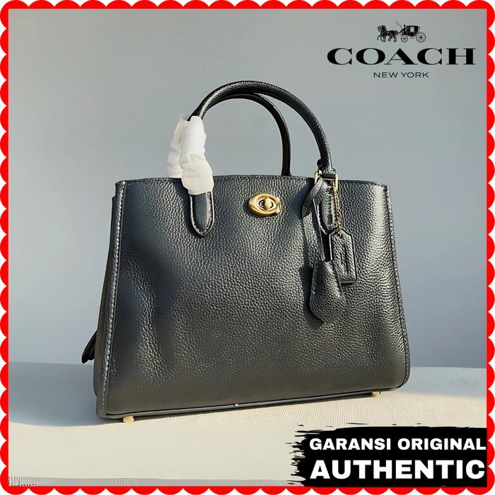 Tas Hand Bag Coach Brooke 28 Hitam Original Store Branded Authentic
