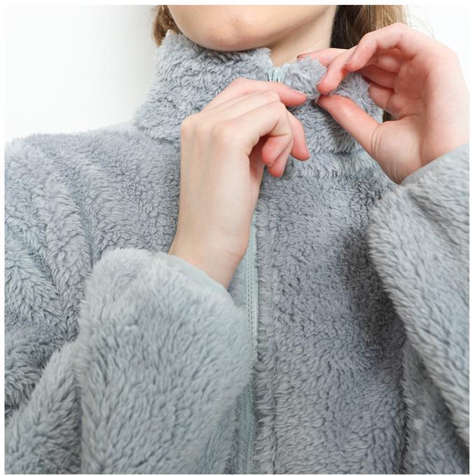 [DenimShoop] Jaket Winter full fur bulu halus thermal pullover Uniq*lo Jacket Fur Musim Dingin Hanga