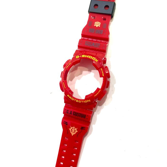 BNB G-SHOCK GA GD 100 SOLID RED GUNDAM