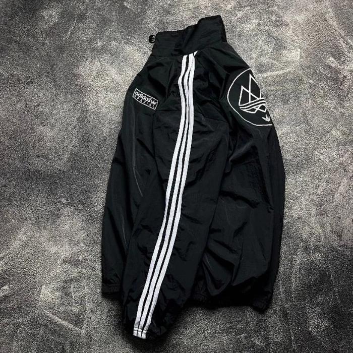 Jaket Tracktop Adidas Spezial 3 Stripes Full Tag Label Jaket pria zipper Logo Bordir Casual Pria Wan
