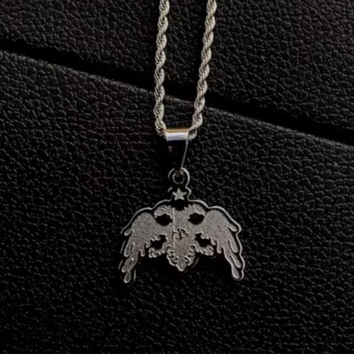 Kalung Custom Logo Krazy Brazy Rope Titanium