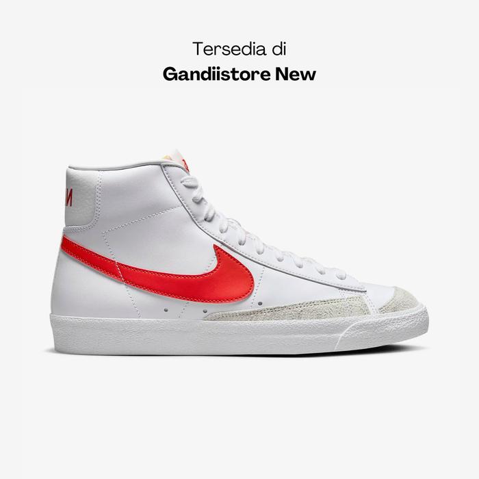 Sepatu Sneakers Pria Nike Blazer Mid 77 Vintage BQ6806 128 White Red