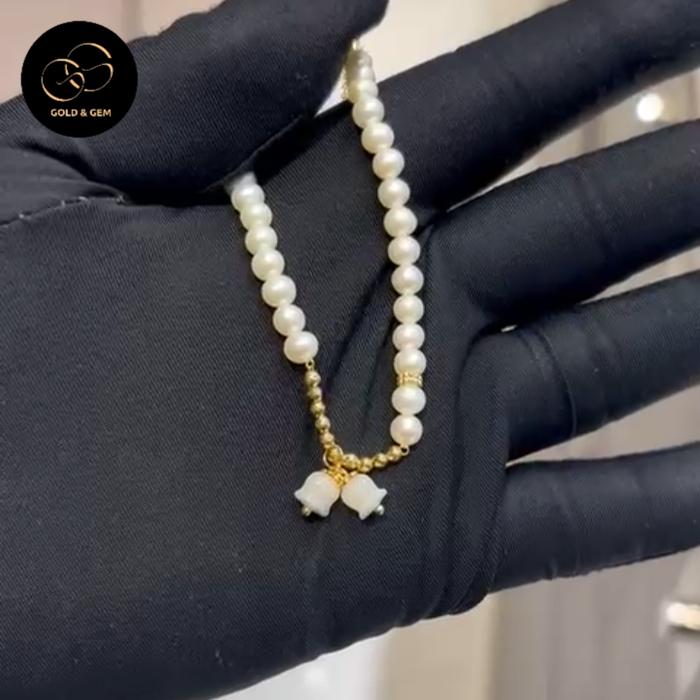 Gelang CTF pearl emas 18k hongkong