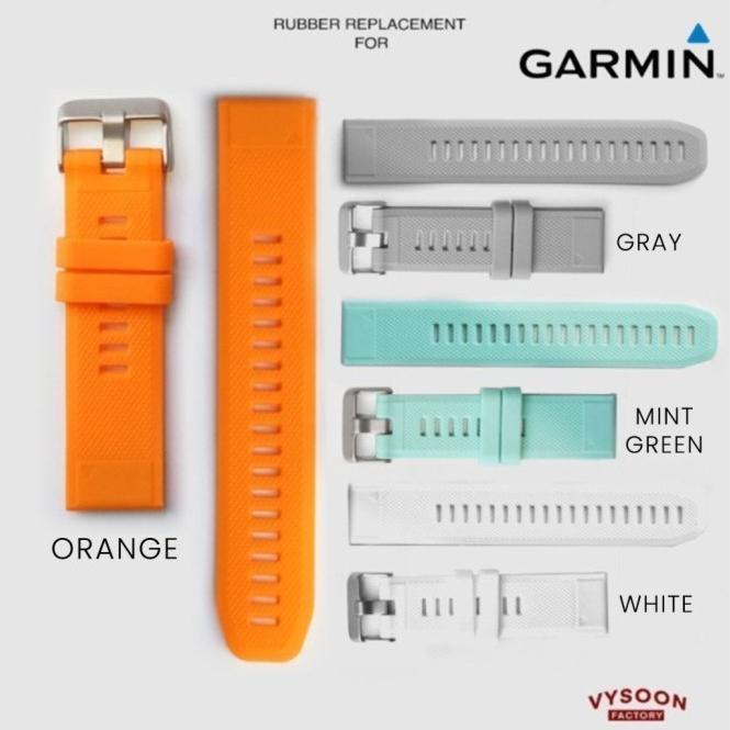 Strap Rubber Tali Replacement Garmin Forerunner 945 / FR 945 FR945 / Approach S62
