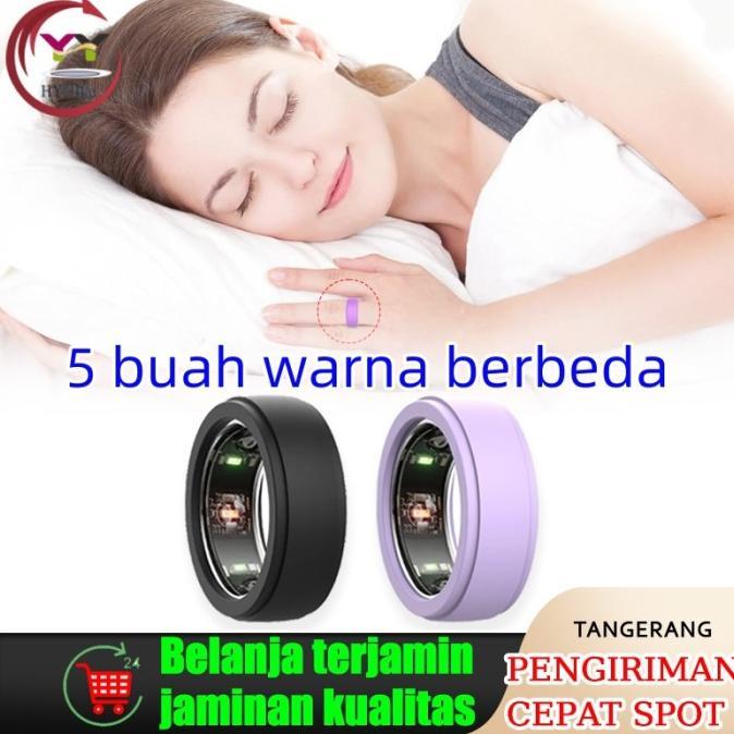 Ready 5pcs Cincin Tasbih kotak pelindung/Kasus Silikon Smart Ring Anti Air Pengingat Sholat