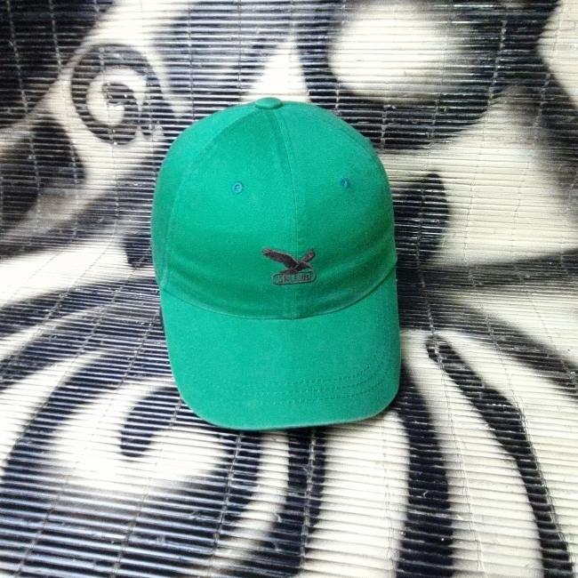 topi salewa casual katun hijau