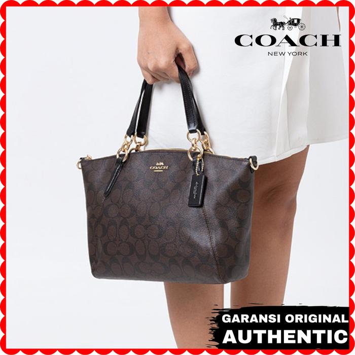 Tas Selempang Coach Wanita Kelsey Satchel Coffee Original Store Branded Authentic