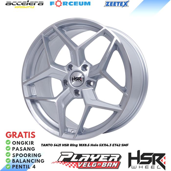 VELG MOBIL HONDA CIVIC FD TYPE-R  RS MAZDA3 RING 18 PCD 5X114,3 HSR TANTO