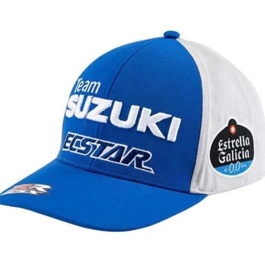 Suzuki Ecstar MotoGP 2022 Team Cap. Topi Unisex Pria Wanita
