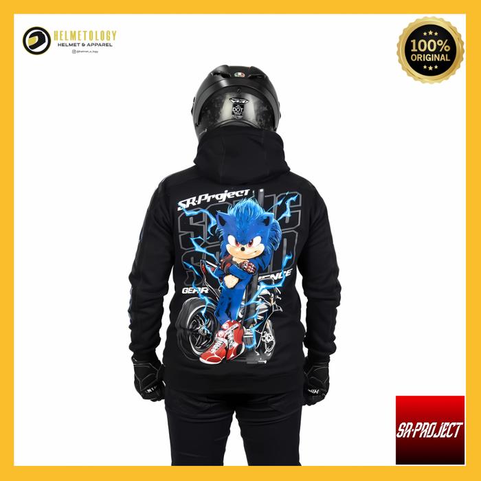 SR Project Sonic Speedwear Hoodie Casual Premium Jaket Motor Original