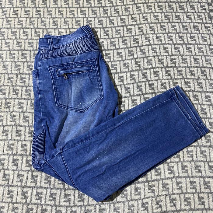 Balmain Paris Bikers Jeans