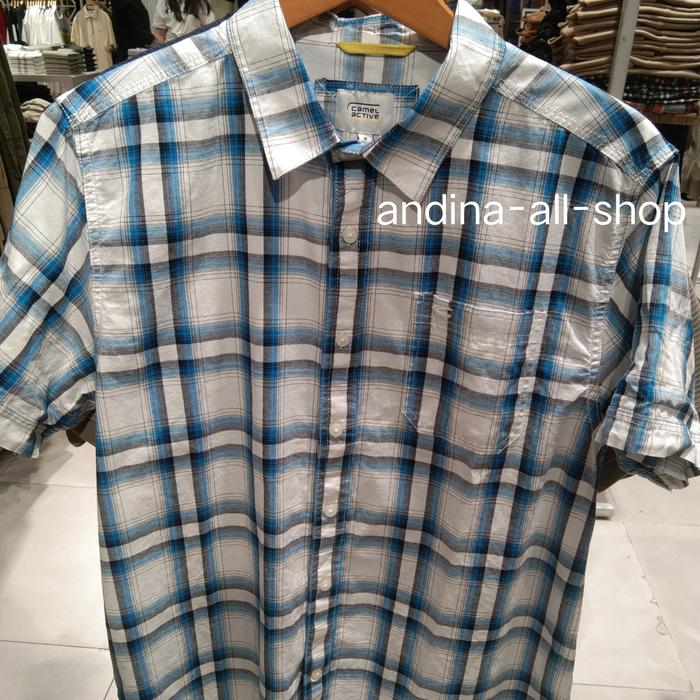 CAMEL ACTIVE kemeja Pria Lengan Pendek Original,Regularfit..abc