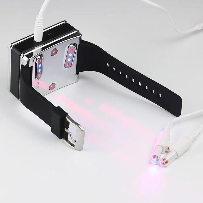 Suyzeko Oem Odm Jam Tangan Pintar Pergelangan Tangan 450Nm Terapi Lampu Led Biru 450Nm Lllt Jam Tang