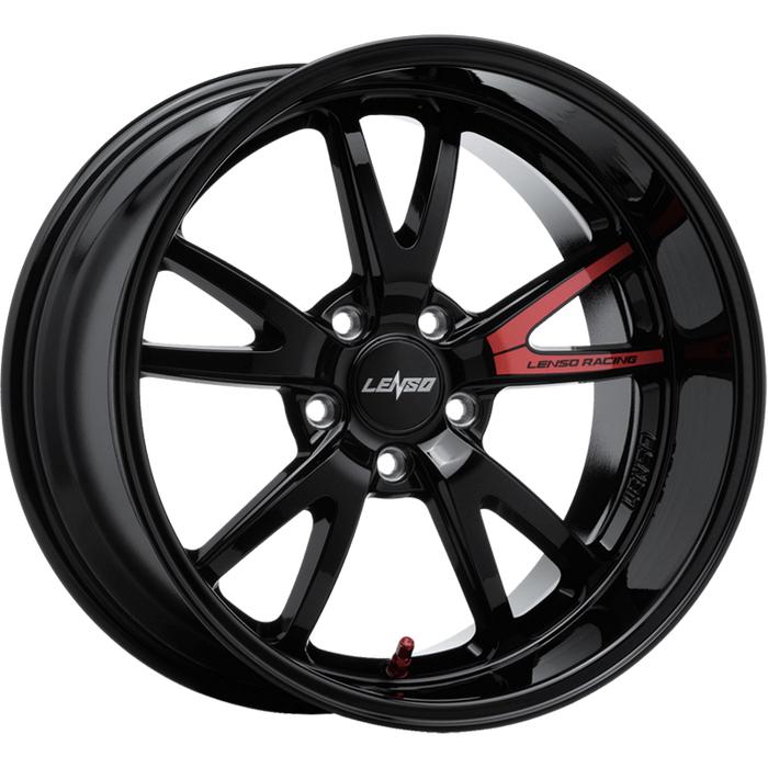 Velg Mobil R18 18 lebar 9.5 pcd 5x114.3 et 22 Lenso 95V GLOSS BLACK Mobil Innova Zenix Alphard CRV