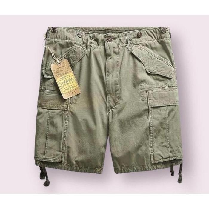 Jual Cargo Short Pants Rrl Ralph Lauren | Celana Pendek Cargo By Polo Slimfit Bahan Katun Cotton Non