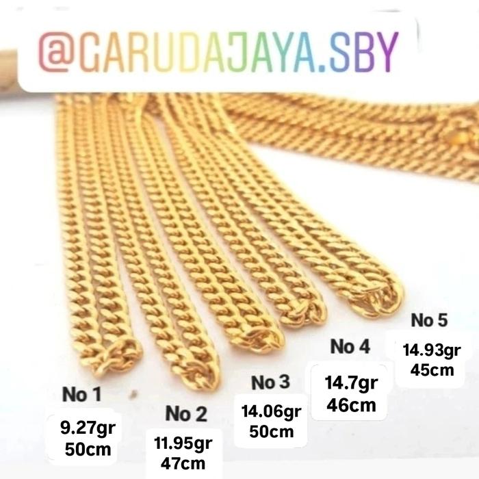 Kalung Rantai Emas 70%