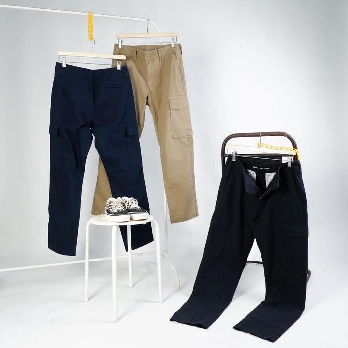 Jual Celana Panjang Pria Cargo Pants Oldnvy - Termurah