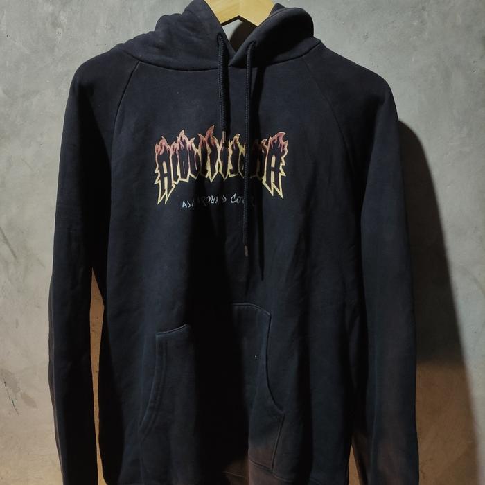 Jaket Hoodie ACOVER full black All Around Cover Korea