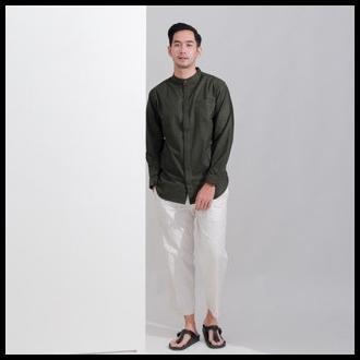 ALCAZAR ARMY BY KAUM ADAM - KEMEJA KOKO MODERN BAHAN PREMIUM TERBARU