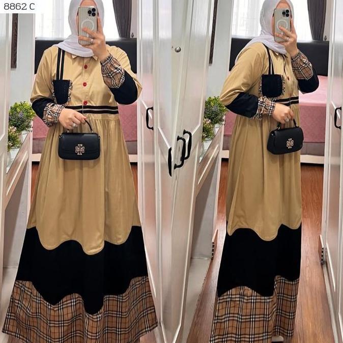 Gamis Semut | Midi Semut | Dress Semut | Dress katun