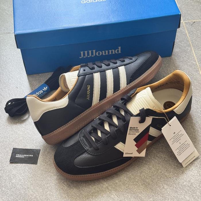 Adidas Samba OG Made in Germany x JJJJOUND Black / White (100% Original Resmi)