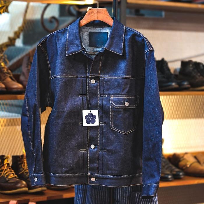 Momotaro Jeans Tokuno Blue Denim Jacket 14.7 Oz Made in Japan