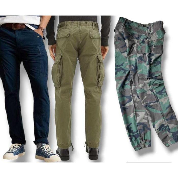 Jual Celana Panjang Cargo Pria Rrl By Polo Ralph Lauren - Termurah