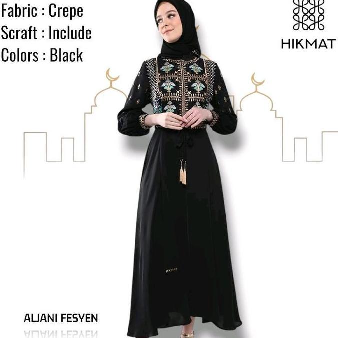 Abaya Hikmat Fashion Original A3845