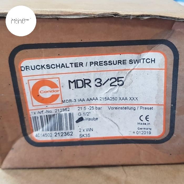 pressure switch condor MDR3/25