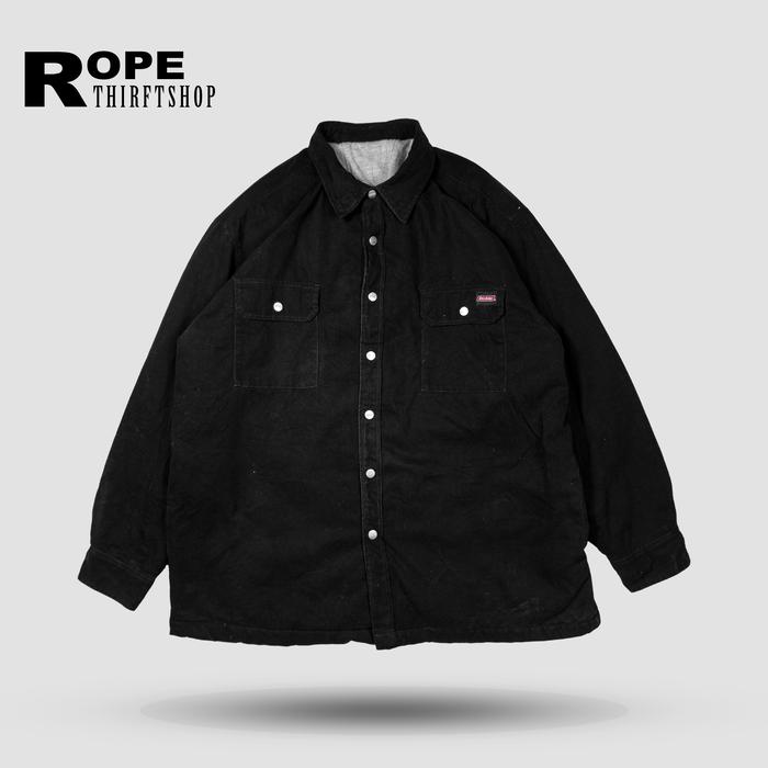 Dickies Relaxed Fit Icon Hooded Duck Quilted Shirt Jacket