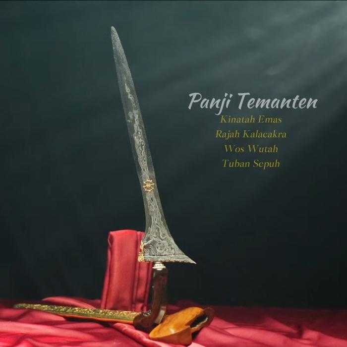 Keris Panji Penganten Kinatah Emas Sinarasih Kalacakra Tangguh Tuban era Senopaten
