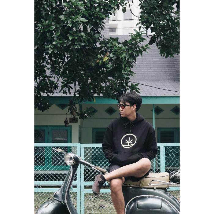 Lgn Original Logo Hoodie - Hitam