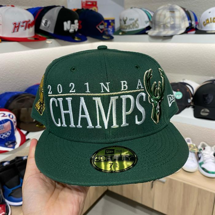 New Era 2021 NBA Champs Milwaukee Bucks
