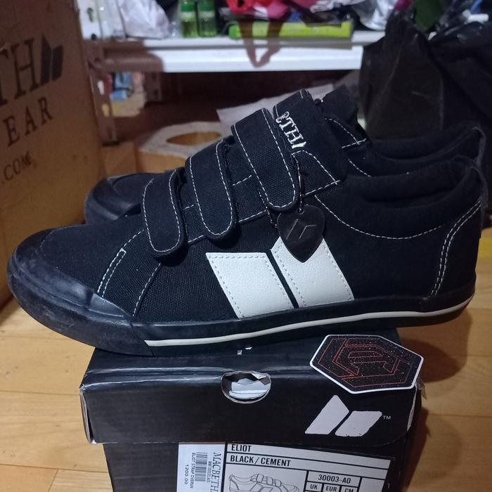 macbeth eliit black cement velcro size 37
